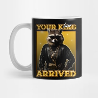 Funny Raccoon King Mug